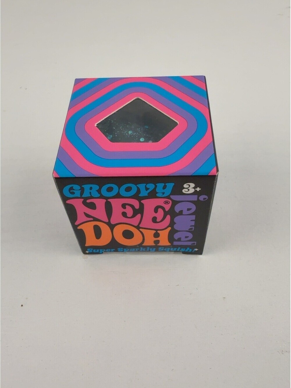Schylling NeeDoh Groovy Jewel Super Sparkly Squish Sensory Fidget Toy